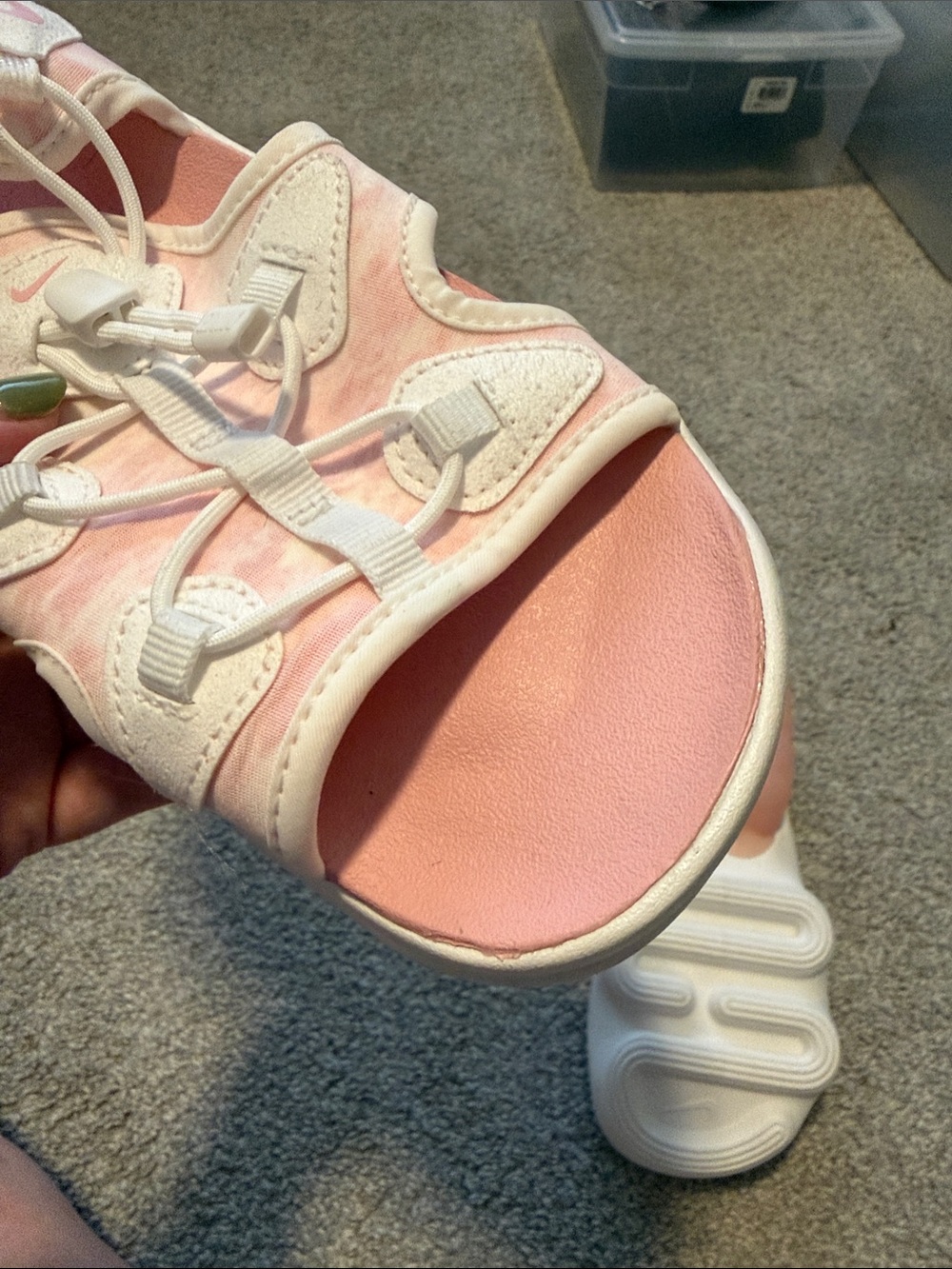Nike Air Max Koko platform sandals pink & white - Picture 5 of 9